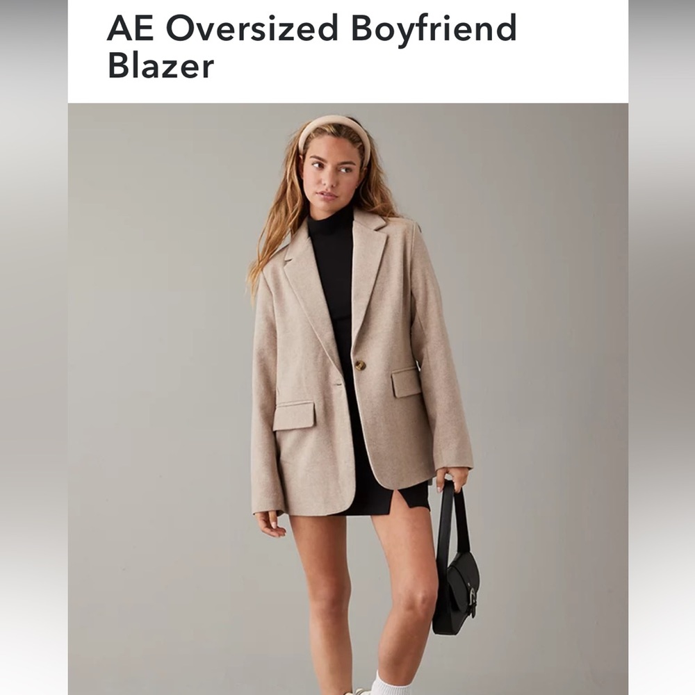 American Eagle Oversized Boyfriend Blazer Small